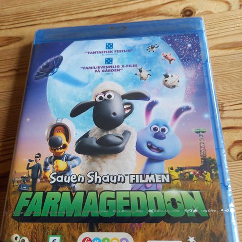 Sauen Shaun Filmen- Farmageddon- Blu-Ray- Ny I plast