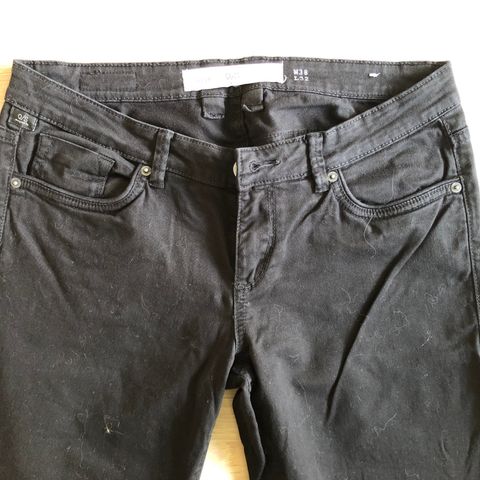Jeans/dongerien Catie by Q/S, svart, skinny, 38/32