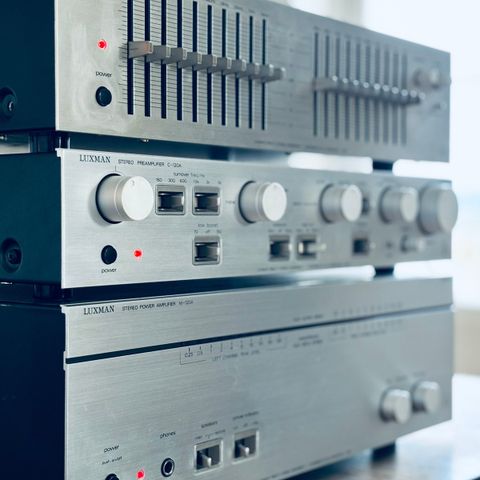 LUXMAN C-120A, M-120A, G120A vintage high-end stereo