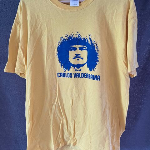 T-skjorte med print av Carlos Valderrama