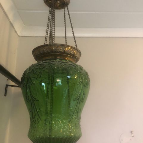 Grønn måneskinnslampe