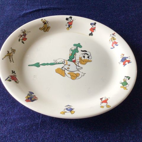 Kr 90 Stavangerflint Disney land d=21,5 cm Donald Duck