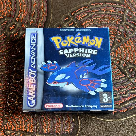 Pokemon Sapphire Gameboy Advance CIB