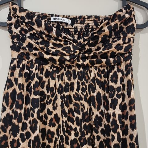 Leopard kjole XS