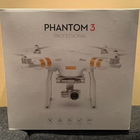 DJI Phantom 3 Professional (med div ekstra utstyr)