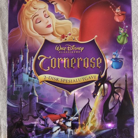 Tornerose Sleeping Beauty ny forseglet DVD Disney Klassiker 16 norsk tekst