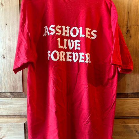 T-shirt Assholes Lives Forever - XL