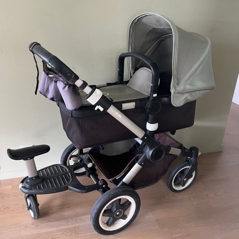 Bugaboo buffalo vogn + div utstyr