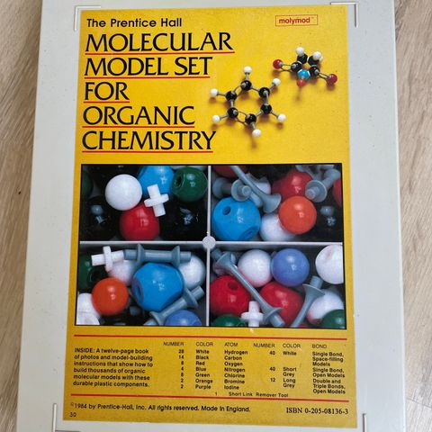 «Molecular model set for Organic Chemistry»