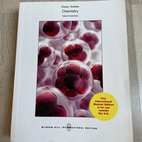 Chemistry av Chang/Goldsby, 12ed.