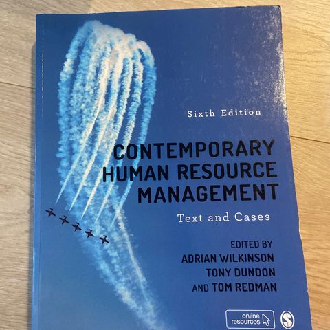 Contemporary human resource management