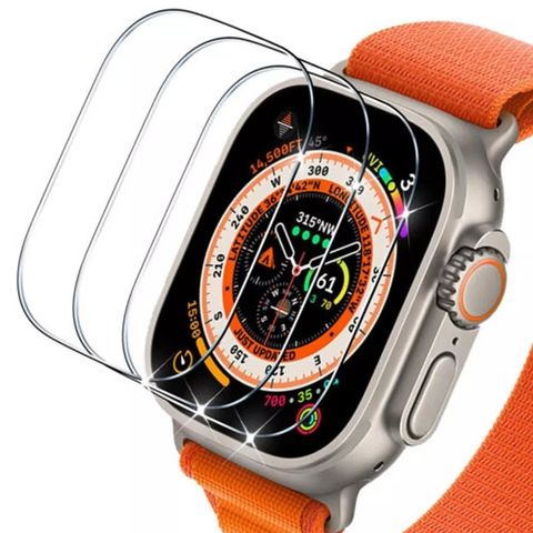 Apple Watch Ultra 49mm Screen Protector Full Coverage Tempered Glass Film