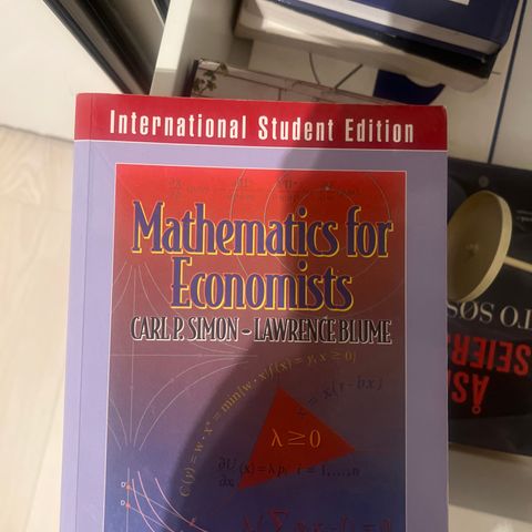 Mathematics for economists