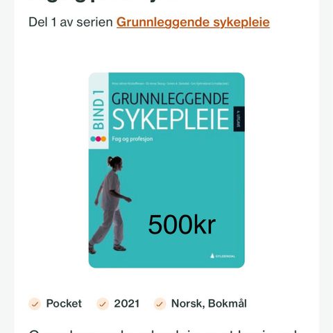 GRUNNLEGGENDE  SYKEPLEIE BIND 1