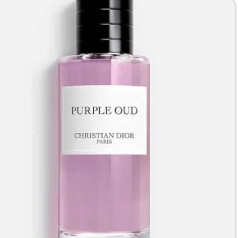 Christian Dior purple oud edp sample