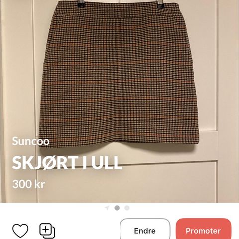 Skjørt i ull