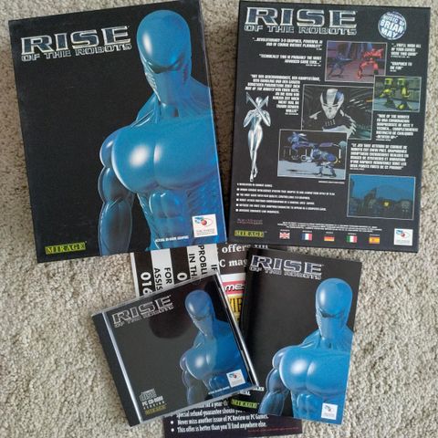" Rise of the Robots " Pc - 1994 Mirage/ Time Warner Interactive - engl.