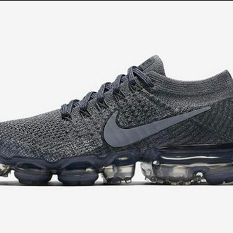 Nike sko VaporMax i Cool Grey i str 36,5