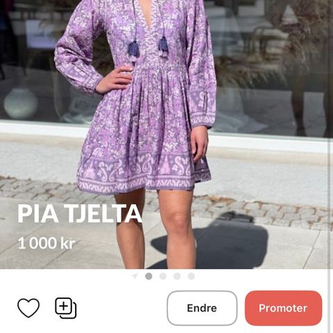 Pia Tjelta kjole
