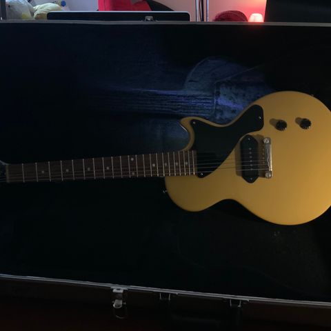Gibson Les Paul Junior 100 Ell.Gitar 2015 TV Yellow Made in USA. Med org.koffert