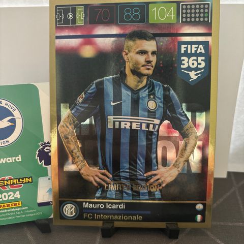 Stort fotballkort Mauro Icardi