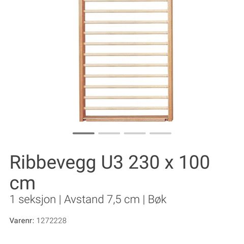 Ribbevegg, veldig solid