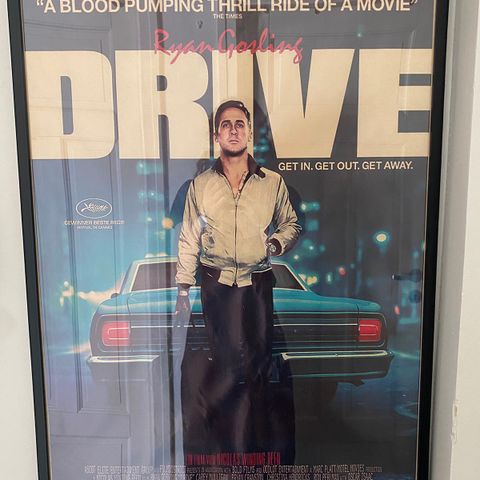 Drive filmplakat! + ramme