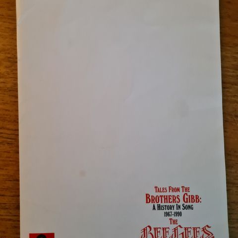 BEE GEES  -  REKLAMEUTGIVELSE "TALES FROM THE BROTHERS GIBB...." 1990