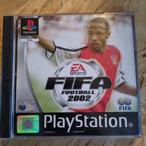 Meget pent PS1 FIFA Football 2002