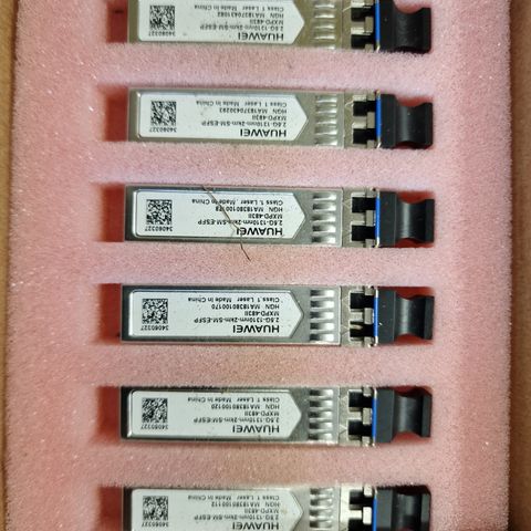 Fiber SFP 80 stk ++/sikringer/kabler +++