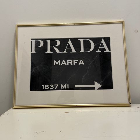 Prada bilde 40x30 cm