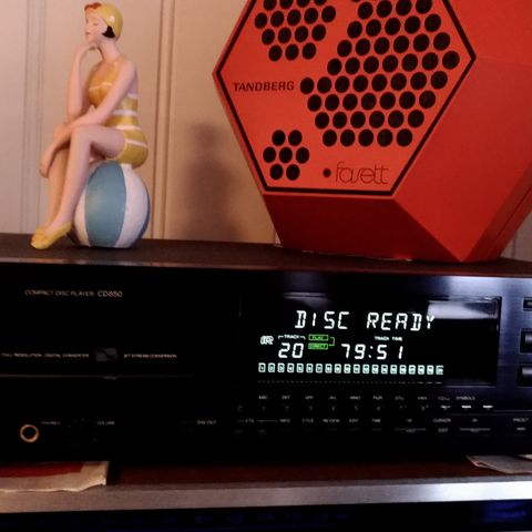 Philips vintage CD spelar