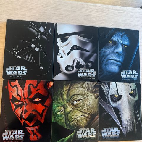 Star Wars 1-6 (BLU-RAY) (Steelbook)