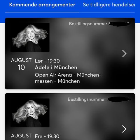 Adele konsertbilletter