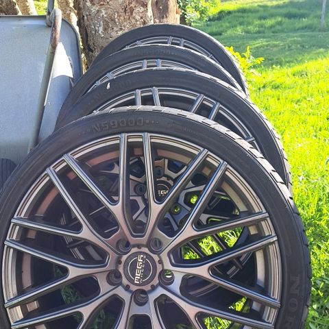 19" Mega Wheels Cetus felger med dekk selges