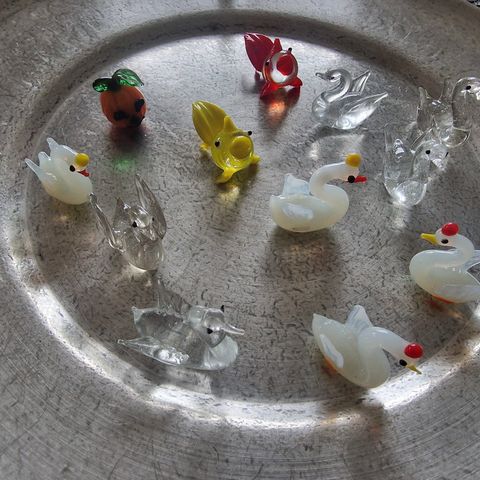 Murano Glassfigurer fra 70-tallet