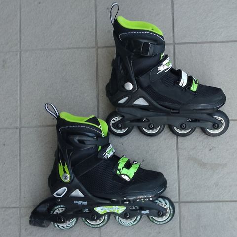 Rollerblade, rulleskøyter, regulerbare str 36,5 - 40,5