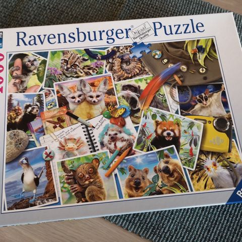 Ravensburger puslespill 1000 brikker