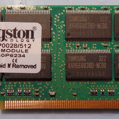 Kingston 512MB DDR SO-DIMM PC2100 KTM-TP0028/512