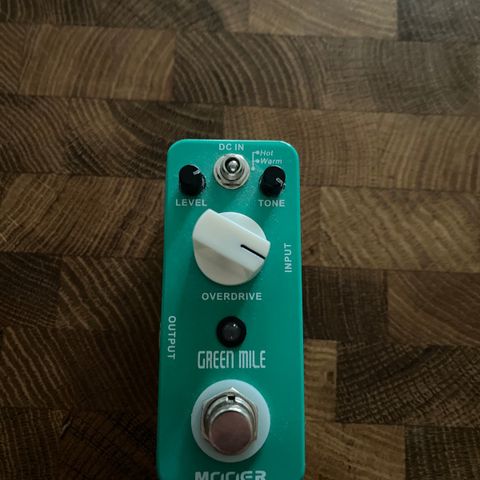 Mooer Green Mile overdrive pedal