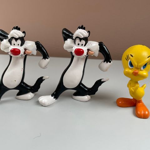 Sylvester og pip figurer selges samlet