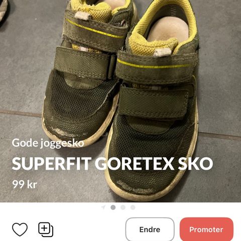 Superfit Goretex sko-grønn