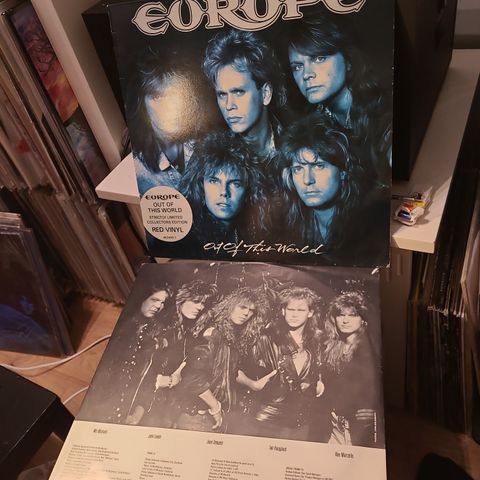 Europe out of this world LIMITED EDITION RED VINYL