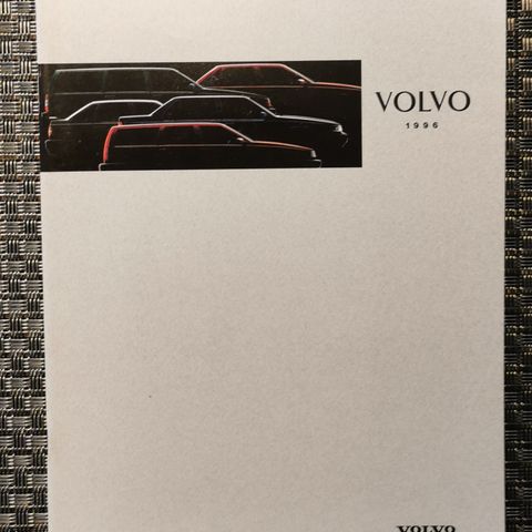 1996 Volvo alle modeller brosjyre