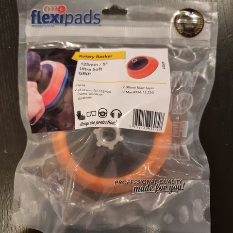 Flexipads 125mm bakplate m14