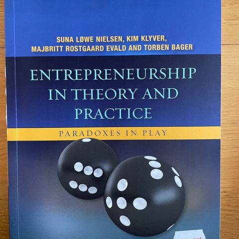 Entrepreneurship in theory and practice