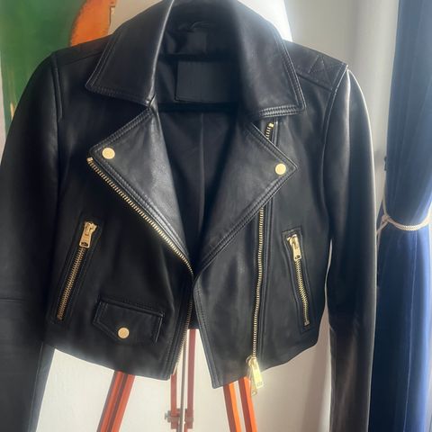 AllSaints ELORA BIKER - Overmateriale: 100% lær