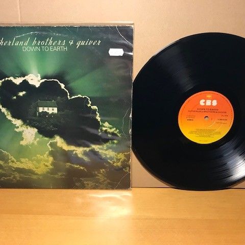 Vinyl, Sutherland brothers and quiver, Down to earth, 82255