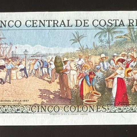 COSTA RICA. 5 COLONES 1992 P-236e.3.  UNC