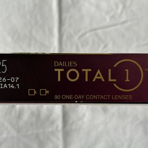 Uåpnet, Dailies Total 1, 90 kontaktlinser